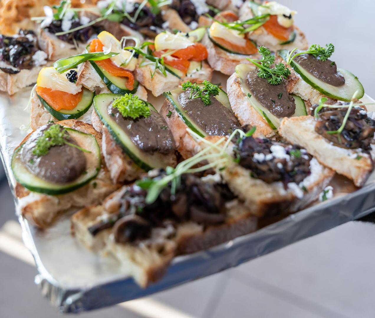 Haute cuisine finger food 2025