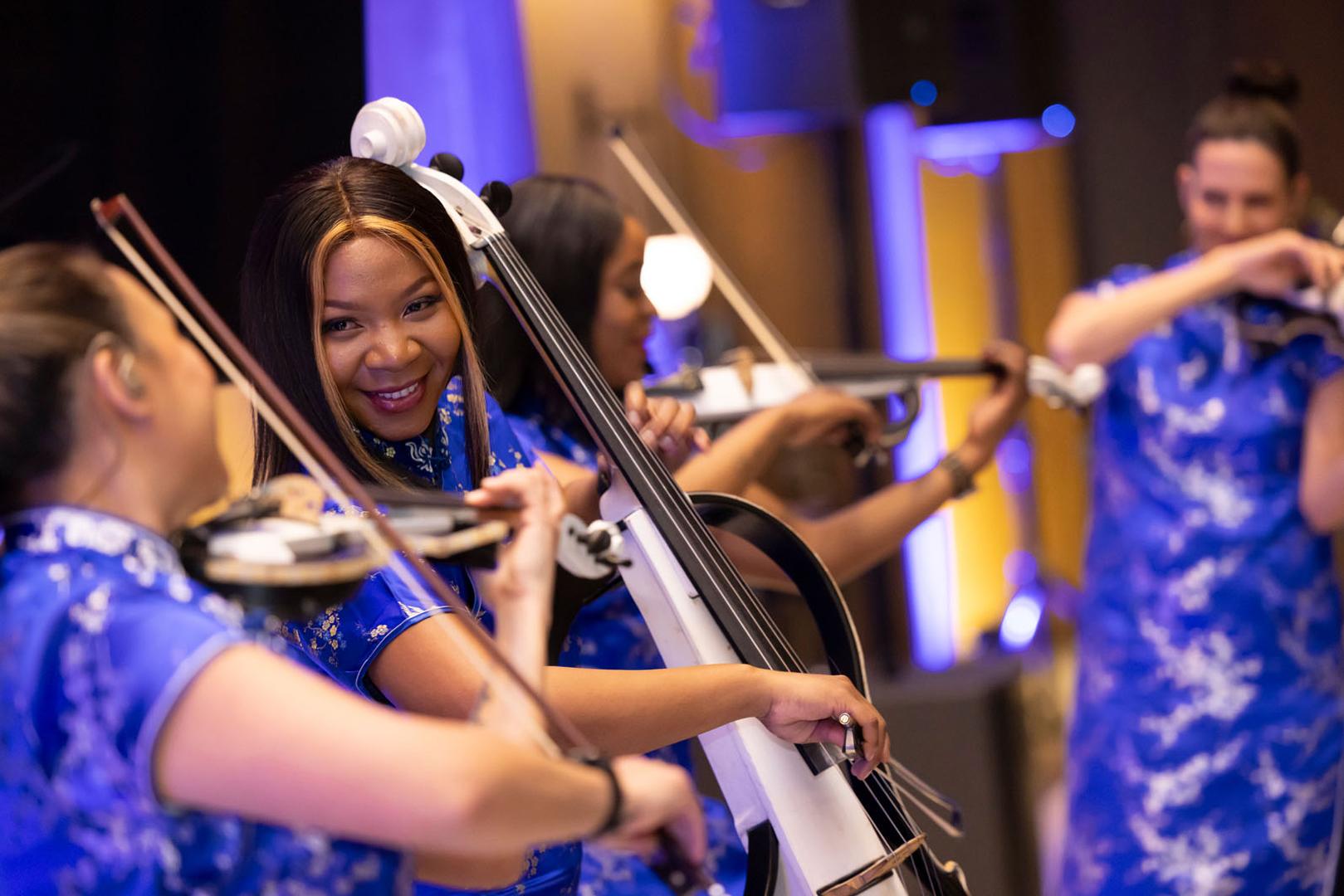 Afro-Japanese fusion violin Troupe